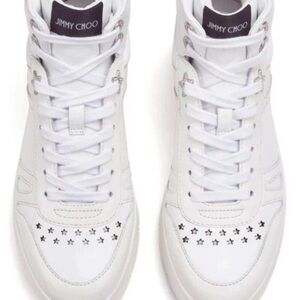 Jimmy Choo Men's Hawaii High Top
Sneakers Size 44.5.
Brand New & Authentic